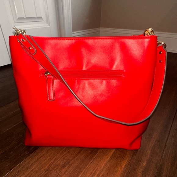 Liz Claiborne Vibrant Red Shoulder Bag - Picture 5 of 15